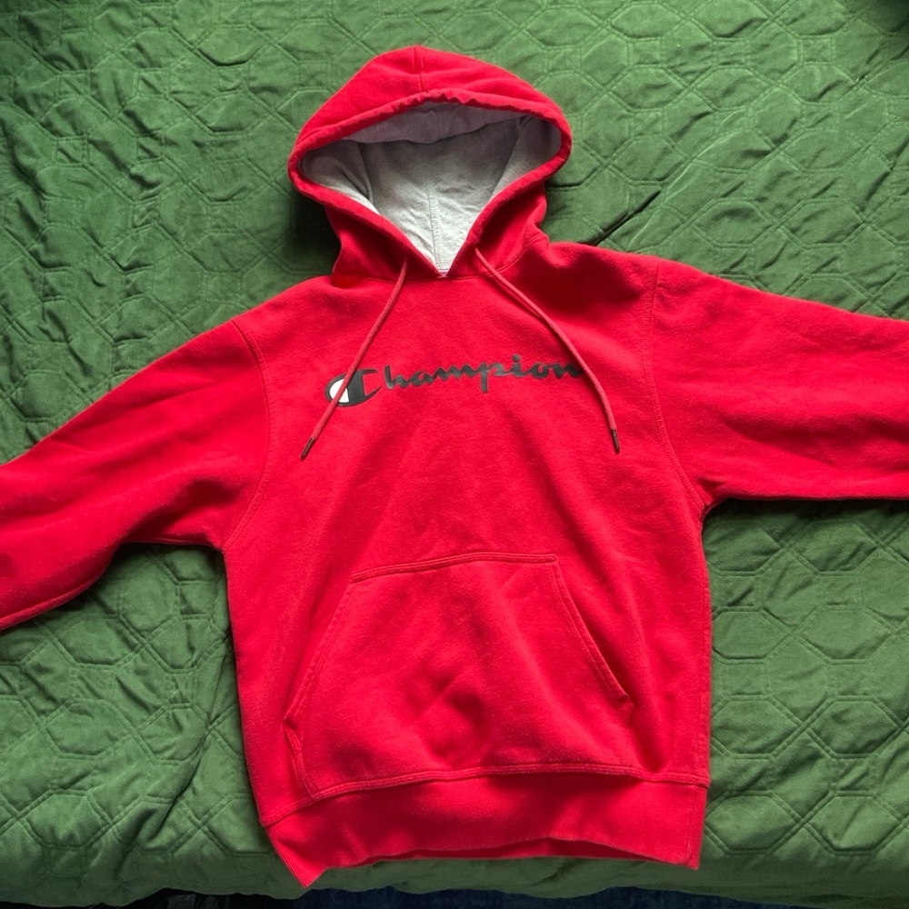 Champion Red Hoodie for Men